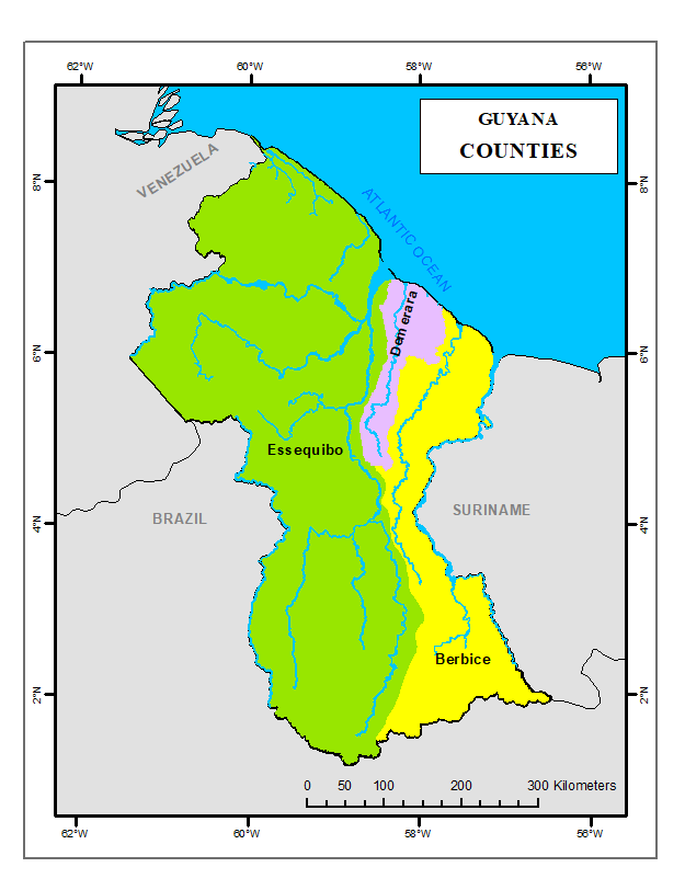 Counties of Guyana